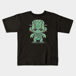 FrankenCthulhu, funny and cute Frankenstein Cthulhu Kids T-Shirt